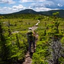 A hiker on the Appalachian Trail