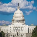 The US Capitol building, housing Congress, on Capitol Hill in Washington, DC
