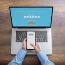 Woman hand enter a one time password for the validation process OTP
