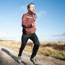 Man jogging outdoors