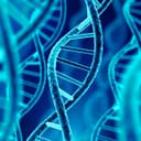Artistic illustration of DNA molecules
