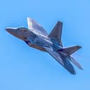 Lockheed Martin F-22A Raptor in flight