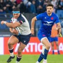Ntamack playing for France in 2023