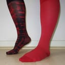 Person wearing compression socks on both their legs