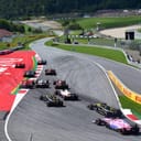 image of F1 cars during Austrian Grand prix, 2018.