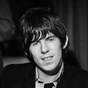 Black and white photo of young Keith Richards
