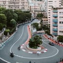 Detail from Monaco Grand Prix racing track during off season