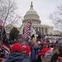 Rioters attack US Capitol on January 6th, 2021.