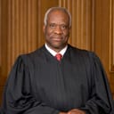 Headshot of Supreme Court judge Clarence Thomas.