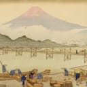 'Iwabuchi', woodblock print by Charles W. Bartlett