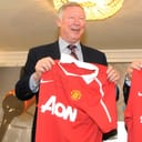 Sir Alex Ferguson with Sebastian Piñera in 2010.