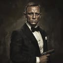 AI-generated image of James Bond
