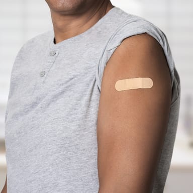 Bandage in a sentence discount