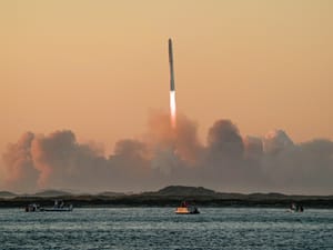 SpaceX's mega rocket Starship launches for a test flight from Starbase in Boca Chica, Texas, Saturday, Nov. 18, 2023.