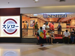 Store Front of Sushiro Restaurant, a Japanese conveyor belt sushi specialty store