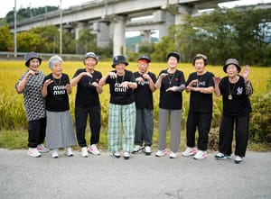 Members of Suni and the Seven Princesses pose for a photo in Chilgok, South Korea, Thursday, Oct. 3, 2024. 