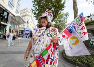Vivianne Robinson poses a photo, during 2024 Summer Olympics, in Paris, France, Tuesday, July 30, 2024. 