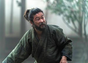 Tadanobu Asano as Kashigi Yabushige in a scene from "Shogun."