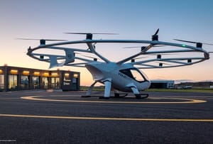VoloCity eVTOL aircraft at the 2024 Paris Olympics.