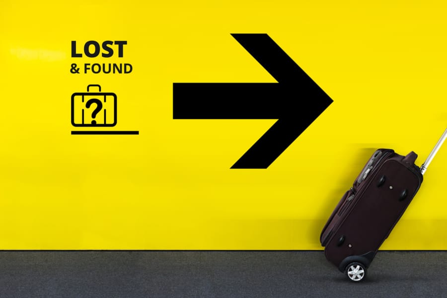 Lost and found luggage new arrivals