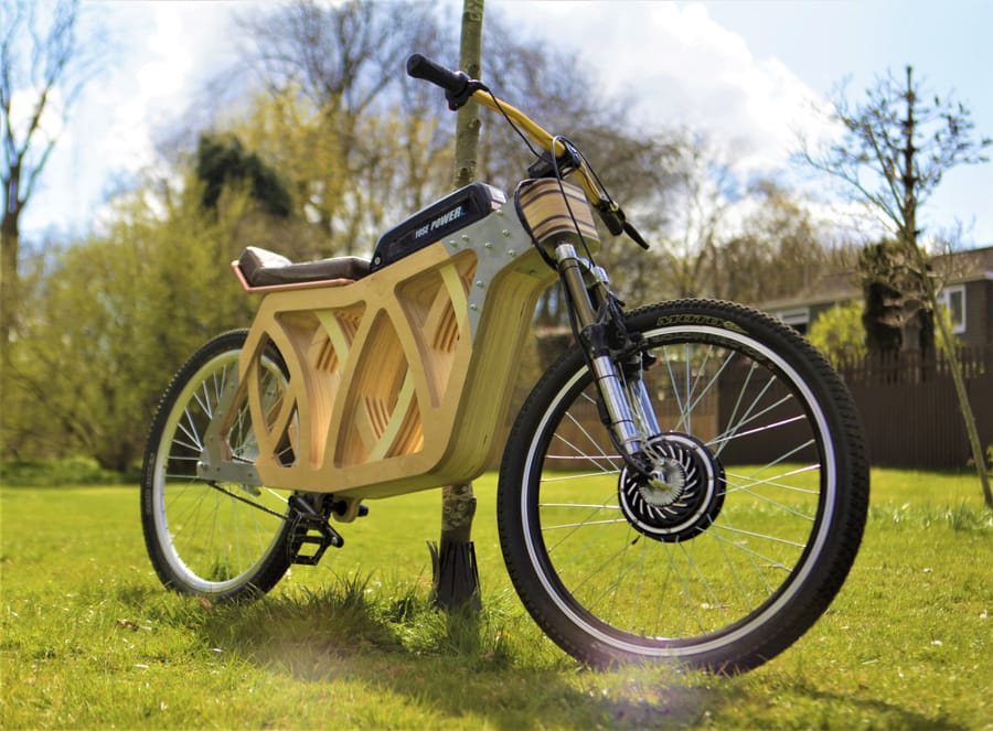 Wooden electric bike hotsell