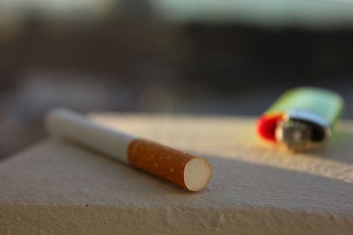 e cigarette parts explained Individual parts of an e-cigarette with description of the respective parts  Stock Photo