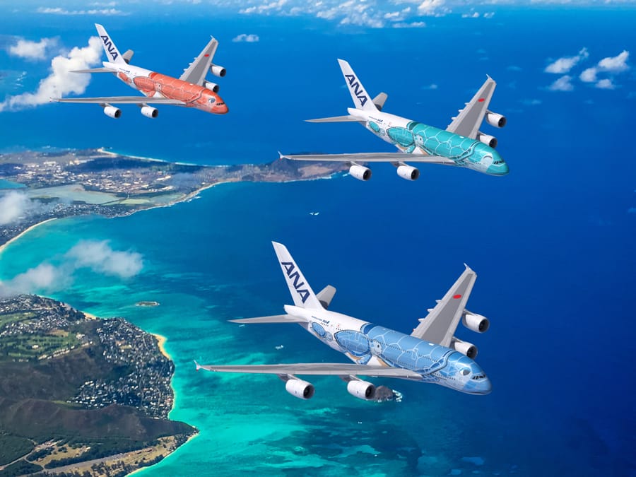 【超安い】 Route Honolulu Launches ANA on Jet Passenger Largest World's 航空機・ヘリコプター