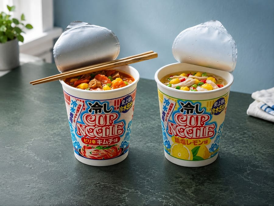 Nissin Releases Cold Water Instant Noodles | DMM英会話 デイリー