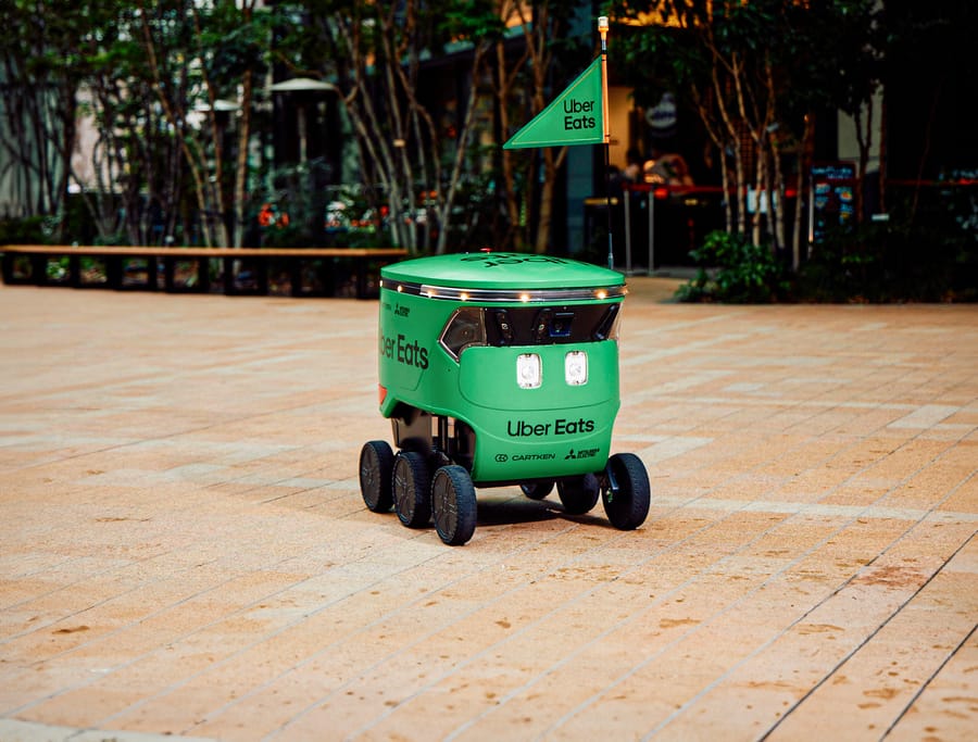 Robby delivery robot top