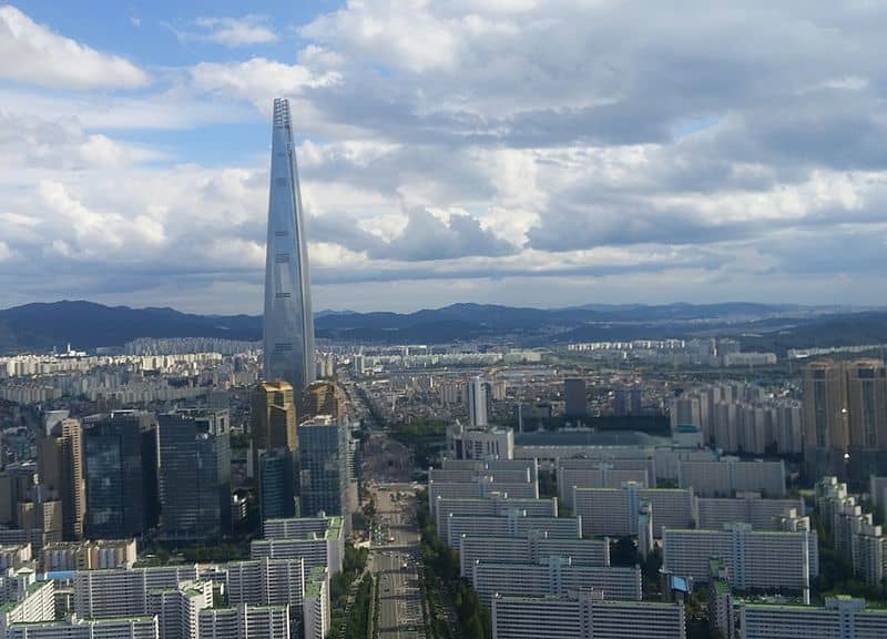 tallest skyscraper in south korea