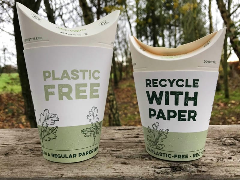 Company Makes 100% Plastic-Free Disposable Coffee Cup | Engoo