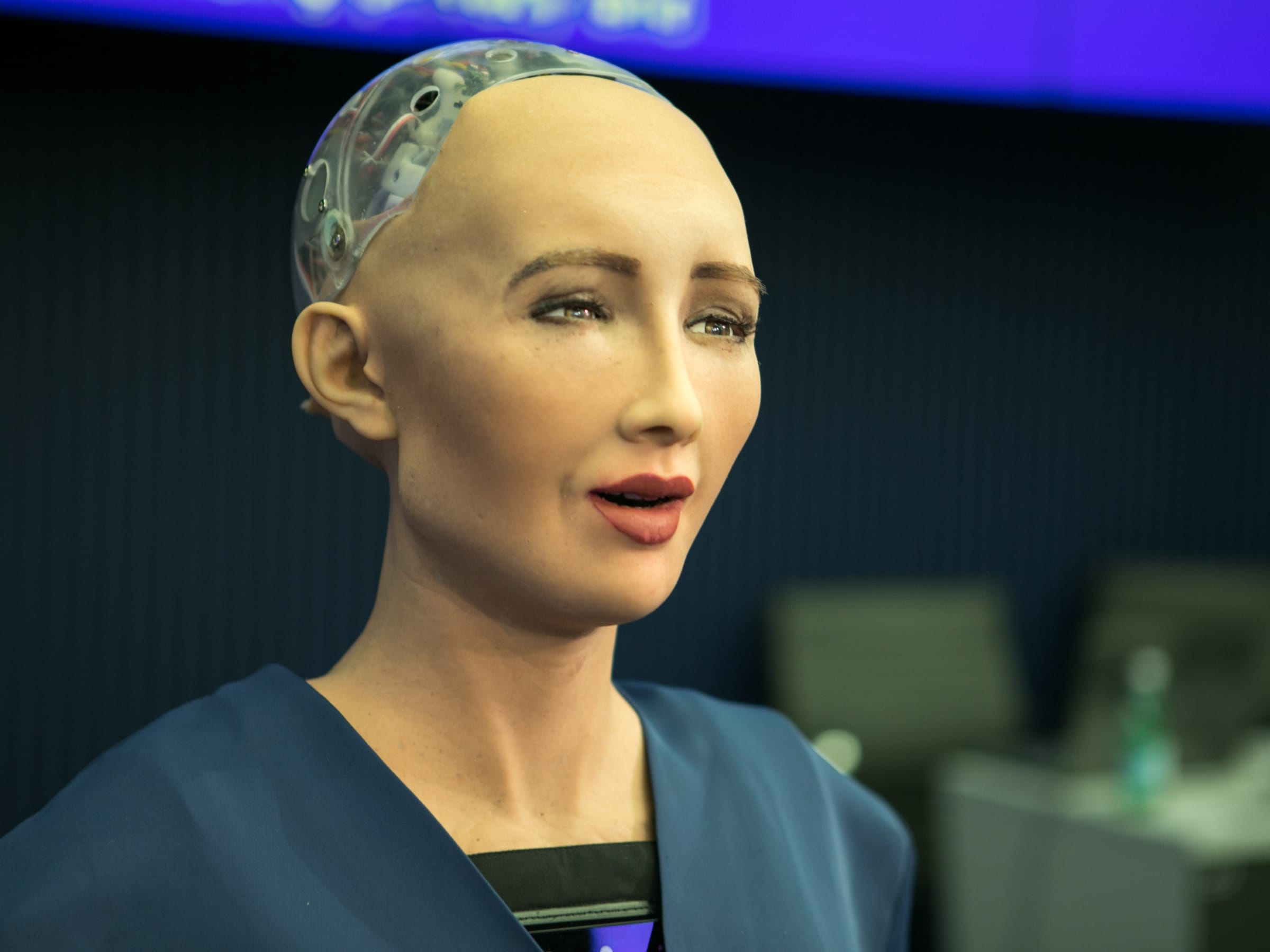 sophia robot fake