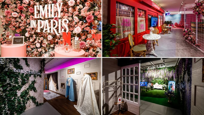 Emily in Paris and Bridgerton Netflix Experience in Tokyo, Japan
