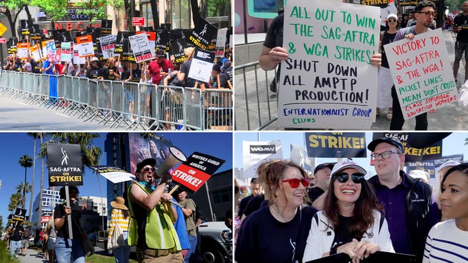 Actors Join Writers' Strike in Fight Over Hollywood's Future | Engoo ...