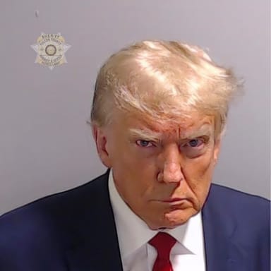 Former President Donald Trump's mug shot from Fulton County Sheriff's Office
