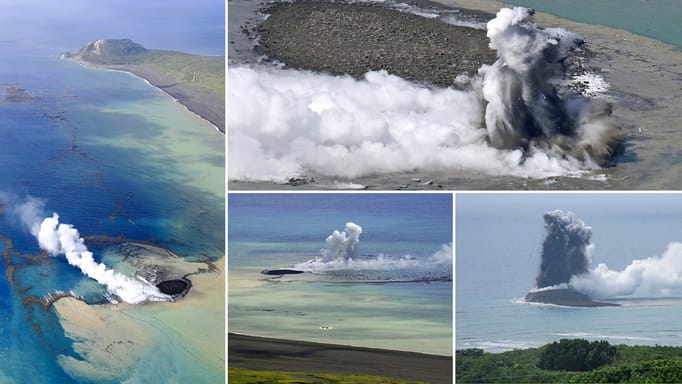 Volcanic Eruption Creates New Island off Japan | Engoo 每日新闻