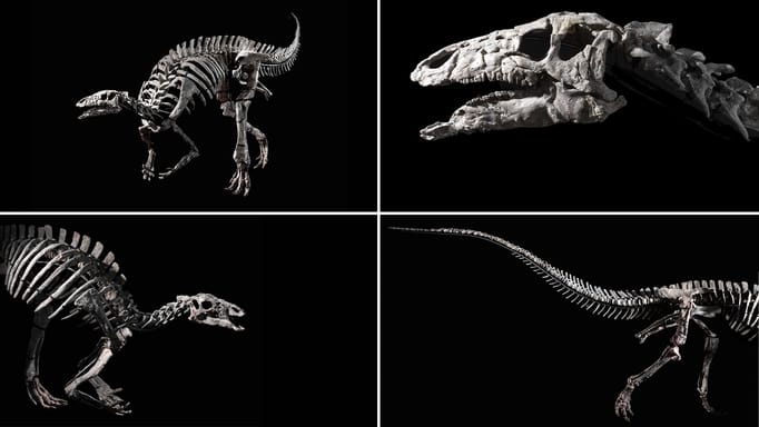 Berry the dinosaur from different angles