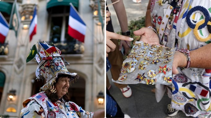 Vivianne Robinson poses a photo, during 2024 Summer Olympics, in Paris, France, Tuesday, July 30, 2024. 