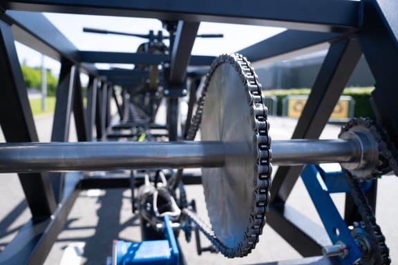 The world's longest bicycle.
