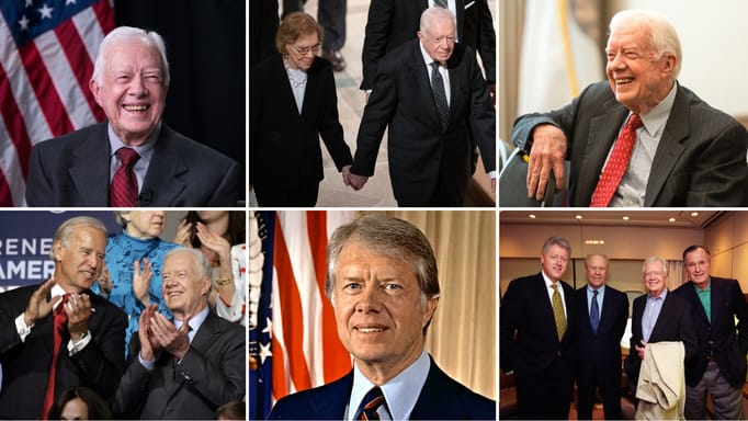 US President Jimmy Carter.