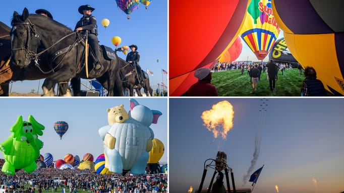 Images from the 52nd annual Albuquerque International Balloon Fiesta.