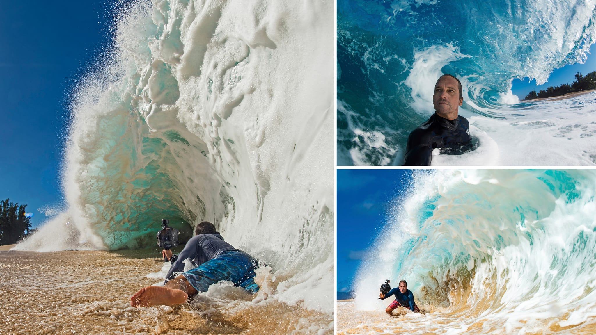 Hawaiian Photographer Makes Art Inside Huge Waves | DMM英会話