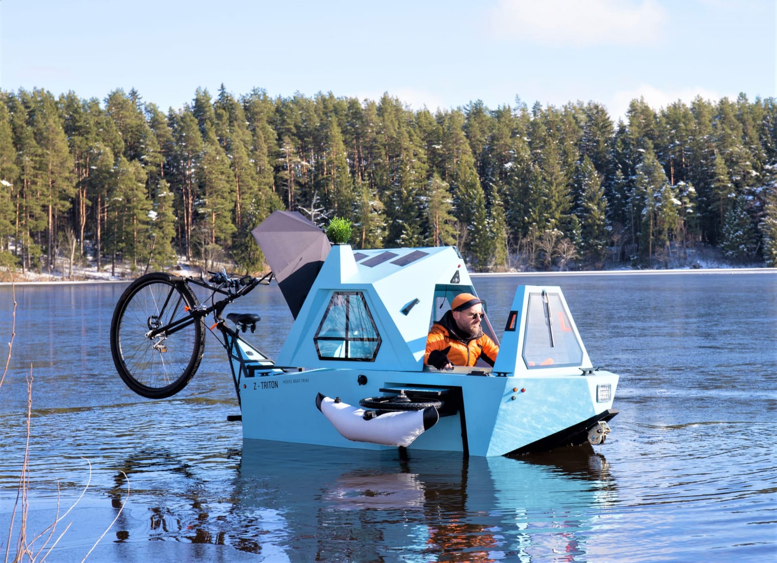 New Vehicle Combines Boat, Bike and House | Engoo 데일리뉴스