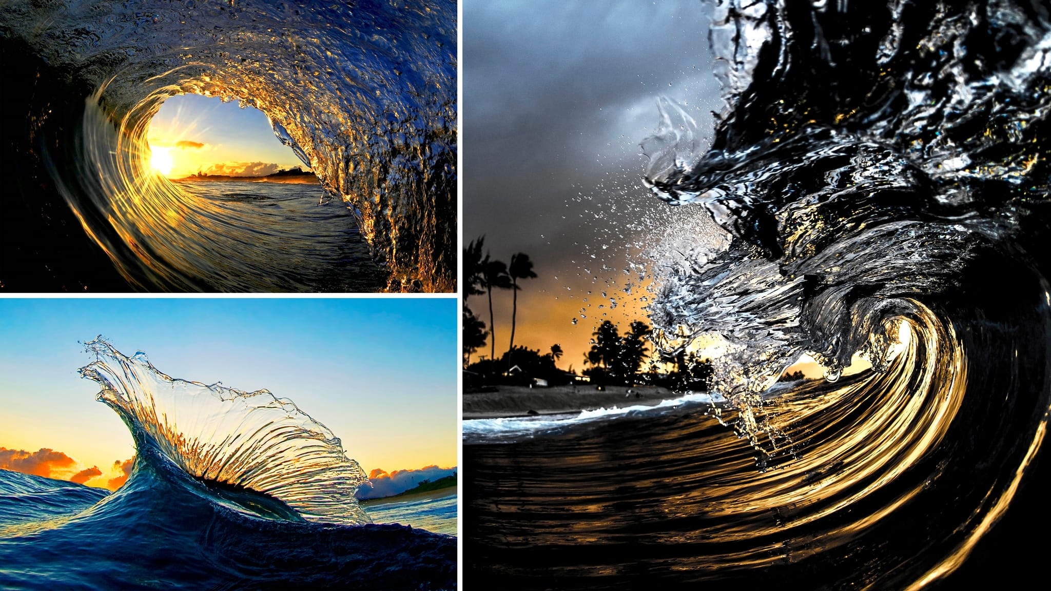 Hawaiian Photographer Makes Art Inside Huge Waves | DMM英会話