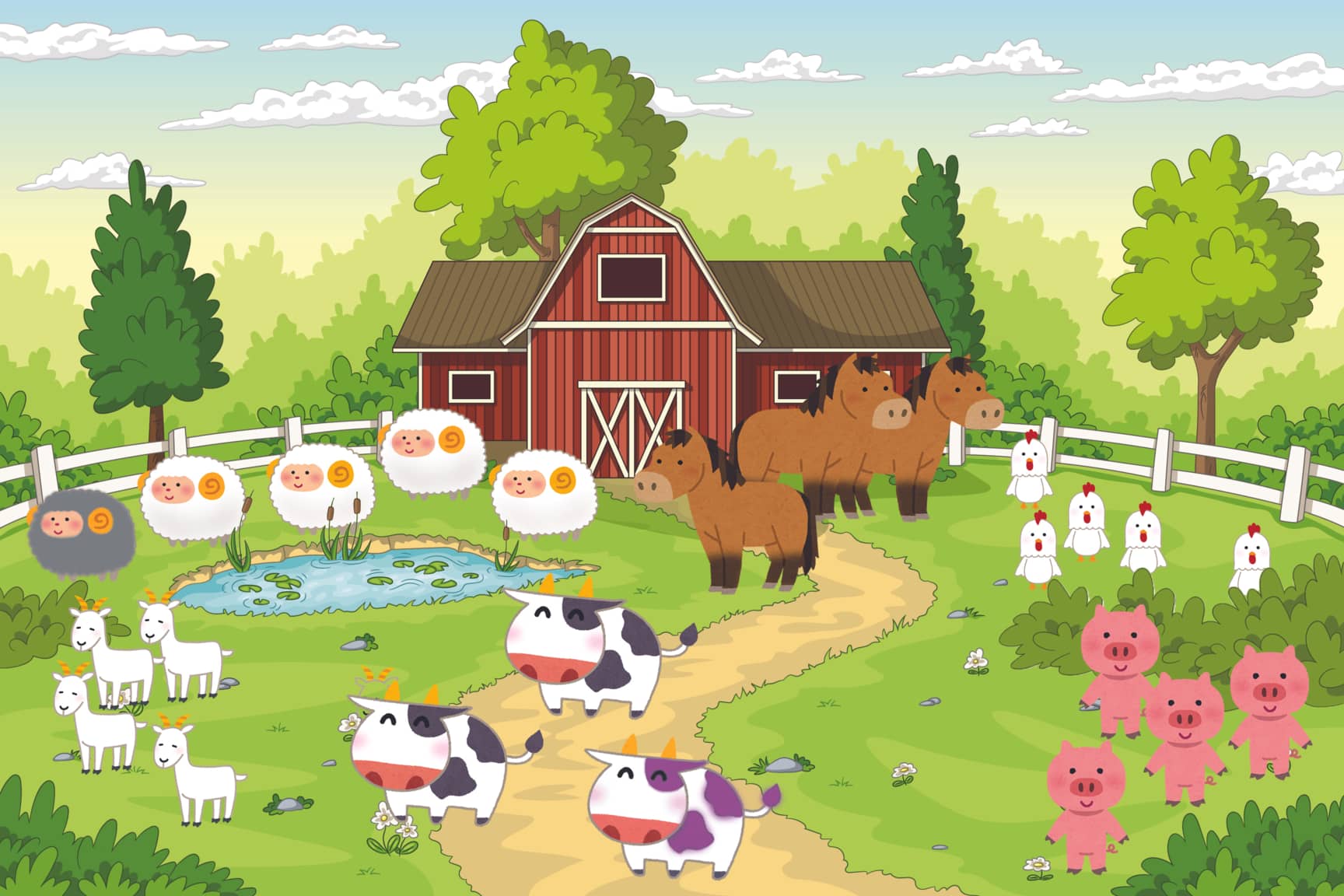 4g ферма. Ферма «Farm-to-Table» Княжево. Домашние животные на ферме. Ферма рисунок. Малыши на ферме.