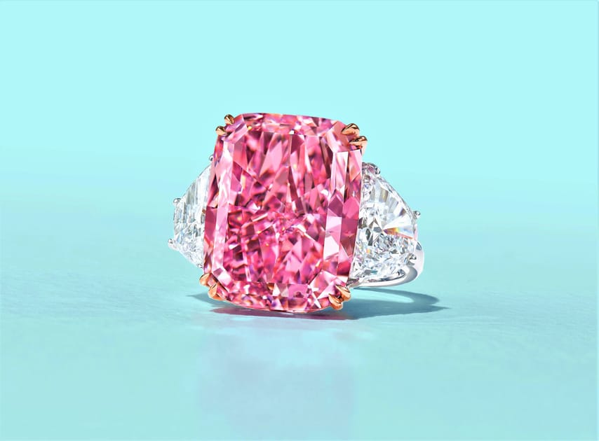 Purple pink diamond sale