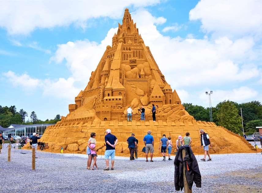 World's Tallest Sandcastle Built in Denmark Engoo Daily News