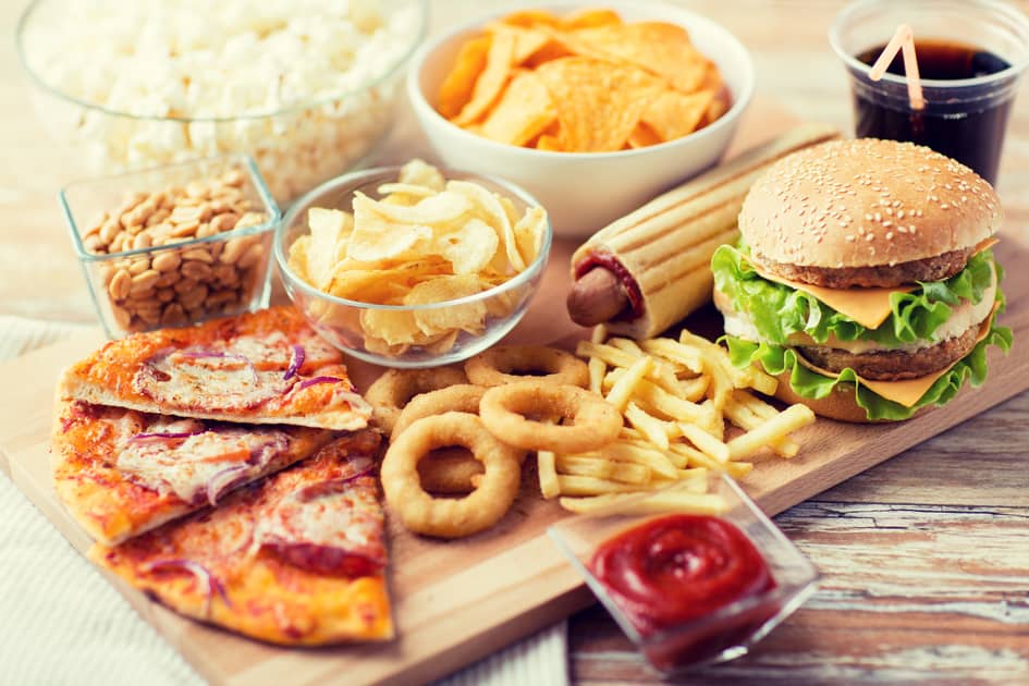 Fast food takeout food discount