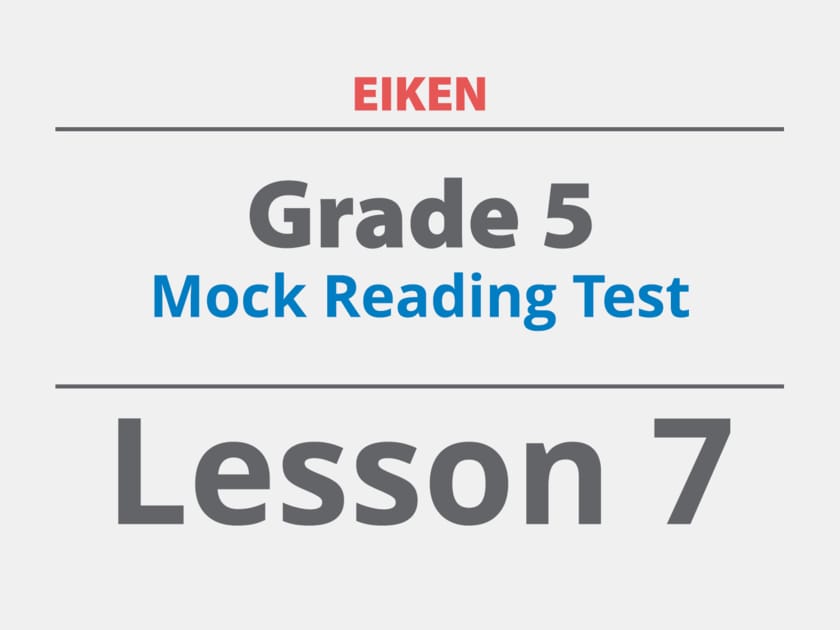 Mock reading test 7 engoo