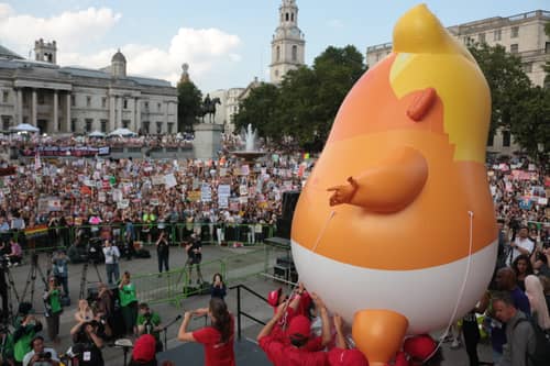 Thousands March Against Trump In London Engoo Global Daily News